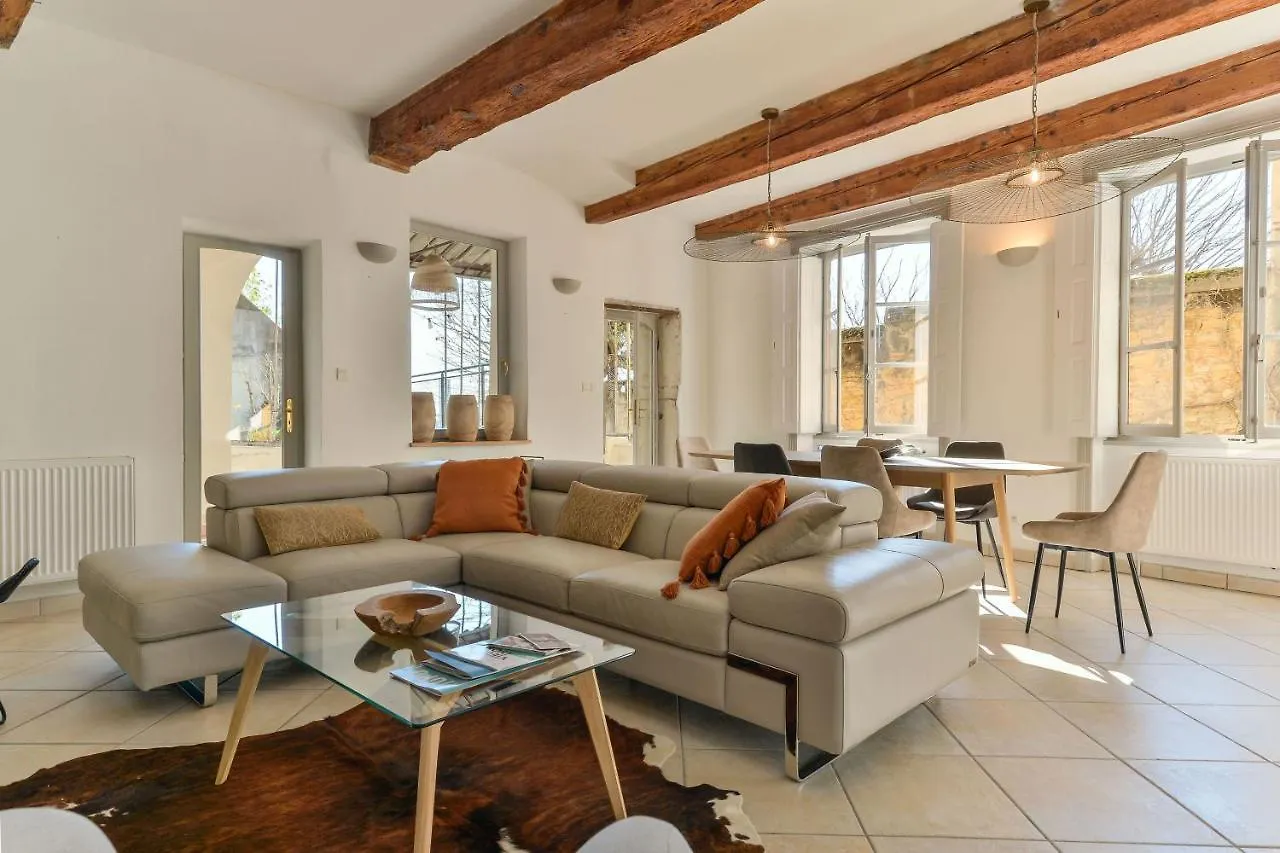 리옹 Beau Duplex Avec Jardin Et Vue 아파트